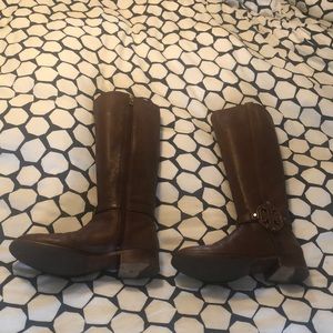 Tory Burch Brown Riding Boots 9.5